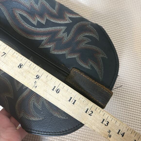 Wolverine Mens Rancher Wellington Work Boot Brown Black Leather Waterproof Sz 14 - Picture 12 of 14